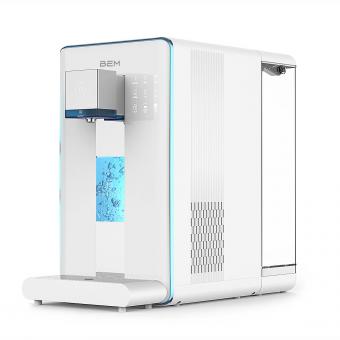 Edelsteinwasser-Set LINA: BEM LINA Wasserfilteranlage + Karaffe mit Edelsteinen