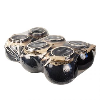 Набор керамических горшков "Пена" 6 штук по 0,6 литра