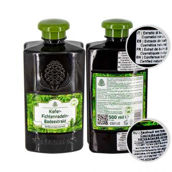 Pine and spruce needles bath extract, 500 ml