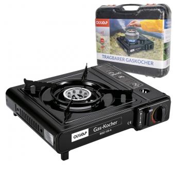Tragbarer Einflammen-Gaskocher mit automatischer Piezozündung