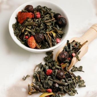 Sagan Daila Teegetränk mit grünem Tee und Waldbeeren 50 g