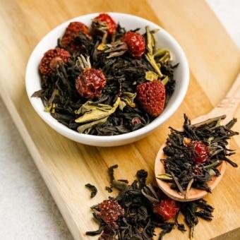 Sagan Daila Teegetränk mit schwarzem Tee und Hagebutte 50 g