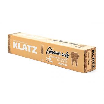 Klatz Zahnpasta für Damen GLAMOUR ONLY Verführerischer Prosecco ohne Fluorid 75 ml