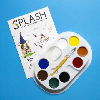 SPLASH Professionelles Kinderschmink-Set "Klassik" 8 Farben, 26 g