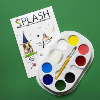 SPLASH Professionelles Kinderschmink-Set "Regenbogen" 8 Farben, 26 g