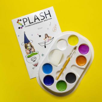 SPLASH Professionelles Kinderschmink-Set „Perlmutt“ 8 Farben, 26 g