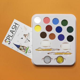 SPLASH Professional children's make-up set "Classic + Rainbow" 12 colors, 51 g