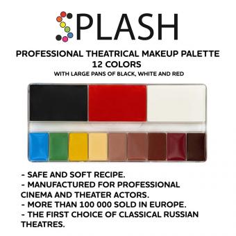 SPLASH Professionelles Theater-Make-up 12 Farben Nr. 2, 120 g