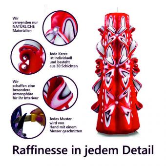 Декоративная свеча Art Blaze "Алые паруса", 21 см