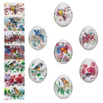 Декоративная пасхальная плёнка - 7 различных мотивов в упаковке (случайный выбор)