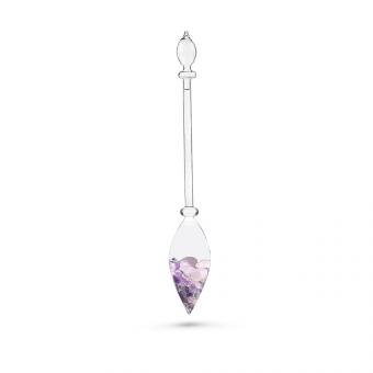 Set WELLNESS Karaffe mit Amethyst-Rosenquarz-Bergkristall inkl. Edelsteinstab