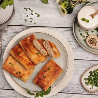 BARIN Pfannkuchen mit Fleischfüllung, vorgebraten, tiefgefroren (520 g)