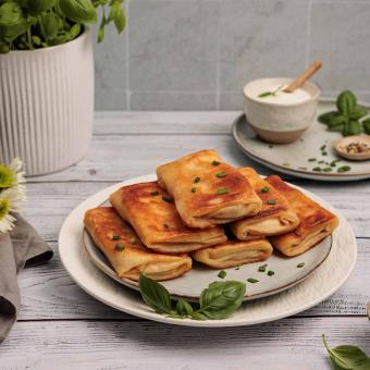 BARIN pancake set 2+2 with meat and quark filling, deep-frozen (4 х 520g)