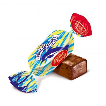 Chernomorochka - Hazelnut and cocoa fondant confectionery in chocolate, 210g (alcoholic)