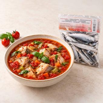 Strömling-Hering mit Kopf, unausgenommen (TK, 1 kg)