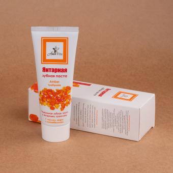 Натуральный янтарная Зубная паста