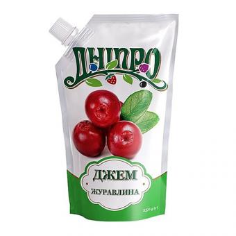 Dnipro Brotaufstrich-SET: Moosbeere, Erdbeere, Heidelbeere & Kirsche (Netto 4x250g)