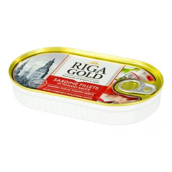 Riga Gold Sardinenfilet in Tomaten Soße, 190g