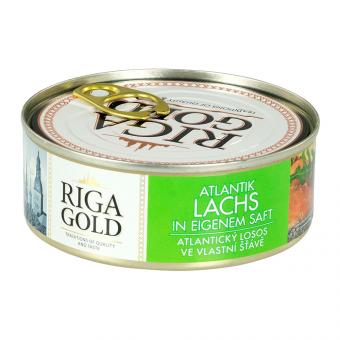 Riga Gold Atlantischer Lachs in eigenem Saft, 230g