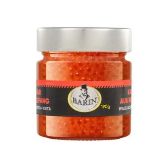 Premier-Set Kaviar 5-tlg. Wildlachs- & Buckellachs-Kaviar aus Kamchatka (970g)