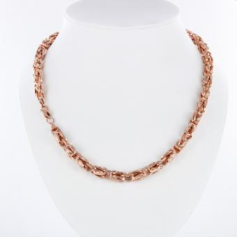 Цепочка "Лисий хвост" из красного золота 585 пробы, ширина ок. 6,5 мм