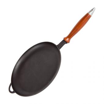 Syton Crepespfanne aus Gusseisen Blinnica mit Holzgriff