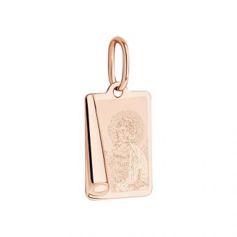 Sokolov Иконка из золота 585 пробы с лазерной обработкой - Ангел Хранитель