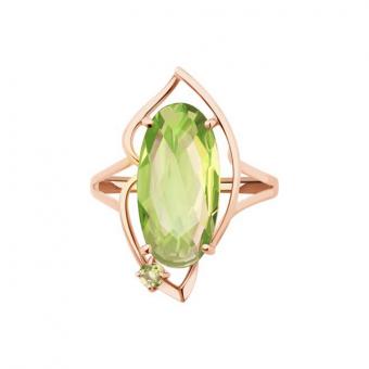 Sokolov Кольцо из золота 585 пробы с синтетическим ситаллом