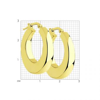 Sokolov Creolen in 925 Silber vergoldet