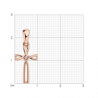 Sokolov Подвеска из позолоченного серебра 925 пробы с бриллиантом