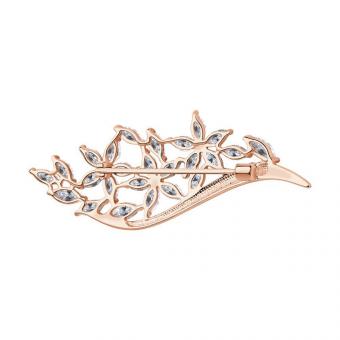 Sokolov Brosche Silber 925 vergoldet mit Zirkonia