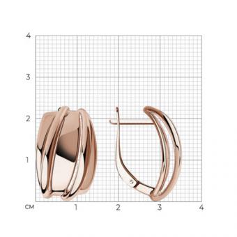 Sokolov Ohrringe aus vergoldetem 925 Silber