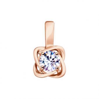 Sokolov set in gold plated 925 silver: pendant with zirconia + necklace