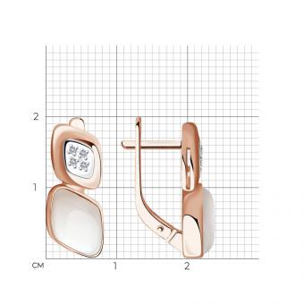 Sokolov Серьги из золота 585 пробы с бриллиантами