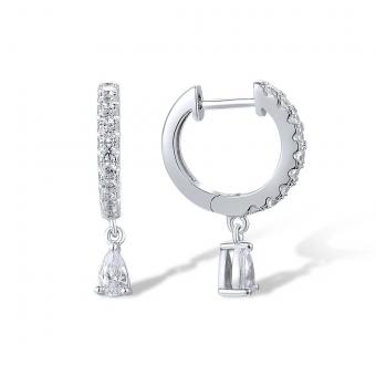 Sokolov Ohrringe aus 925 Silber mit Zirkonia