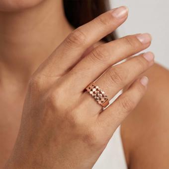 Ladies' ring in 585 rose gold