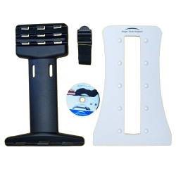 MB Massage with magnets, 3 stretching levels, DVD and belt