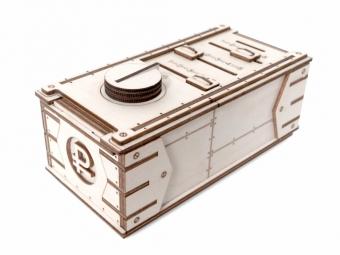 Lemmo 3D-Modell Bausatz Holz-Sparbüchse-Safe