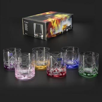 Bohemia Crystal Whisky Gläser-Set "Barline" 6 Gläser, je 410 ml