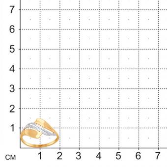 Золотое кольцо с алмазной гранью