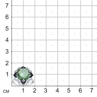 Damenring mit Quarz und Zirkonia | Kaufbei Schmuck