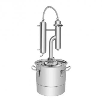 SMAK Destilliergerät: Samogonanlage | Destille | Destillieren | Edelstahl | Schnapsbrenner | Gaskocher | Anlage | Alkohol |10 L | 20 L | 30 L | Wasser