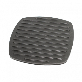 Квадратная крышка-пресс Ø 22 см из чугуна