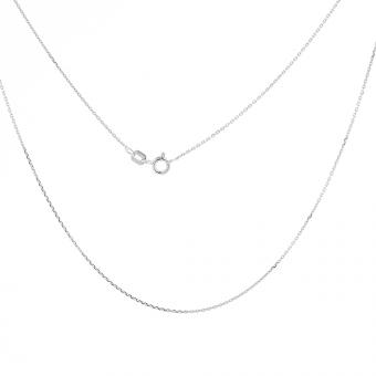 Kreuz-Anhänger aus 925 Silber mit blauem Opal + Silberkette ca. 50 cm