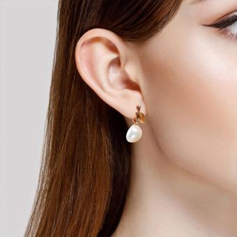 Sokolov Серьги из красного золота 585 пробы с жемчугом 