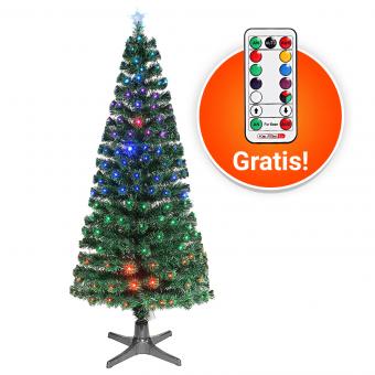 Künstlicher Weihnachtsbaum mit Beleuchtung in verschiedenen Größen für innen