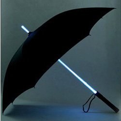 Umbrella with LED lighting