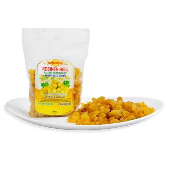 Rosinen gelb, getrocknet, 200g