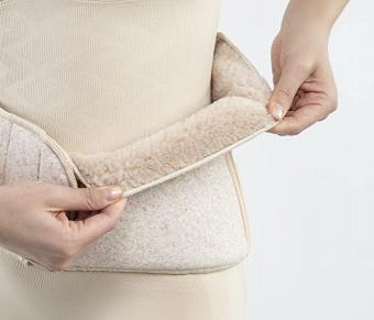 Эластичный согревающий пояс из эластичной шерсти