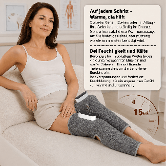 BEM LegSense Pro - cordless leg massager with heat function and gentle compression